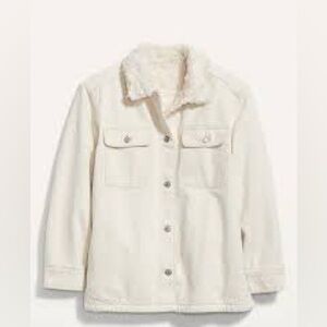 Old Navy Cream Teddy Jacket